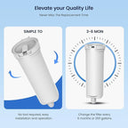GLACIER FRESH New Upgrades Replacement for GE Profile Opal Ice Maker Filter, NSF 42 Certified, Ge Opal ice Maker Filter, Easy Install,1 Pack