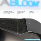 TerraBloom 10" Grow Ventilation Combo - 10" EC Fan and 10"x24" Premium Activated Air Carbon Filter For Large Grow Spaces