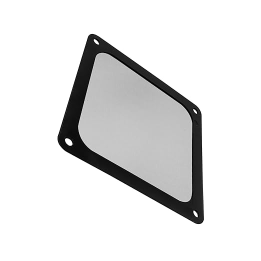Silverstone FF143 Black Ultra Fine Fan Filter with Magnet for 140mm Case Fans, SST-FF143B