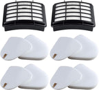 2 HEPA + 4 Foam & Felt Filters Compatible with Shark Navigator Lift-Away Deluex NV350, NV351, NV352, NV355, NV356E, NV357, NV360, NV370, NV391, UV440, UV490, UV540, Part # XFF350 & XHF350