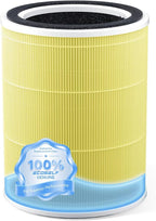 Genuine Replacement Air Purifier Bacterial Absorption Filter for HAP609 Air Purifier Filter, 3-Stage Filtration Repacement for High-Efficient Filtration, 1 Pack, Green