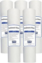 Pack of 5 Compatible Replacment filter set for GE GXWH04F GXWH20F GXWH20S GXRM10 GX1S01R Compatible Filters, 5 Micron Water Filter Cartridges by IPW Industries Inc.