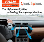 FRAM Extra Guard Rigid Panel Engine Air Filter Replacement, Easy Install w/Advanced Engine Protection and Optimal Performance, CA12167, for Select Mazda Vehicles