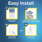 Filtrete 16x20x4 AC Furnace Air Filter, MPR 1550, MERV 12, Fits Lennox & Honeywell, Allergen, Electrostatic Air Cleaning Filter, 2-Pack (Actual Size 15.88x19.88x4.31 in)