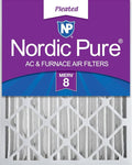 Nordic Pure 16x25x4 (Actual Size: 15 1/2 x 24 1/2 x 3 5/8) Pleated MERV 8 Air Filter 1 Pack