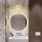 LTSRLL Frameless Illuminated LED Bathroom Wall Mirror with Touch, Demister Pad and Dimmable Lights & 3 Colors for Makeup Shaving and Bath Vanity IP44(Backlight,80cm/31.5in)