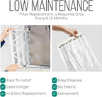 Furnace Filters 16x25x4 - HVAC Air Filter Replacement FC100A1029 Merv 11 with Homequip Easy Disposal Bag (3 Pack)