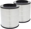 PUREBURG 12030 Replacement Filter Compatible with Clorox 11030 11031 Medium Rooms Air Purifiers,2-Pack H13 True HEPA Activated Carbon 2-in-1 3-Stage Filtration