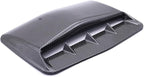 Universal Car Hood Scoop Air Flow Intake Decorative Turbo Bonnet Vent Cover Compatible For Audi And BMW Compatible For VW And Civic(Carbon look)