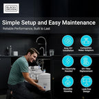 BLACK+DECKER RO 75 Under Sink Water Filter, Alkaline 6-Stage Filtration System, pH+ Remineralization RO Water Filter System,Reduces PFAS, PFOS, Microplastics, NSF/ANSI 58 Certified
