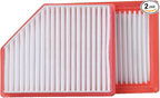 2-Pack Engine Air Filter Fits for 2020-22 23 24 25 26 Nissan Sentra 2.0L Air Filter Replacement for 165466LA0A Accessories