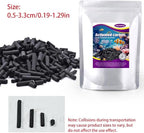 Activated Carbon Pellets for Aquarium Filter Media Activated Charcoal Bulk Fish Tank Charcoal Pellets Carbon Aquarium Filter for Fish Tanks, Freshwater,Saltwater (1.1lb with Mesh Bag)