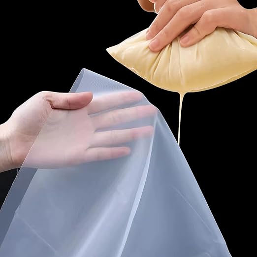 Nylon Mesh Fabric, 60 80 100 120 200 250 300 350 400 500 Mesh Filter, Reusable Strainer Cloth for Wine Juice Fresh Milk(1m x 1m) (400 mesh)