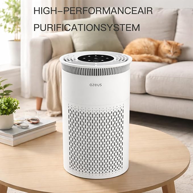 AZEUS Air Purifier New Version C8 (2, White)