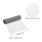 PATIKIL 40" L x 10" W Woven Wire Mesh, 100 Mesh 316L Stainless Steel Air Vent Filter Screen for Window Security Vent Cover Filtration Animals Fence