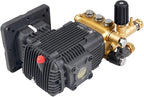 Canpump 2000 PSI 3.5 GPM Pressure Washer Pump Assembly w/ 5 HP 240V Motor – Triplex Plunger Power Washer Pump, External Unloader, Commercial Equipment Wash, Fleet, Farm & Workshop Cleaning