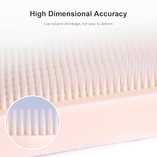 Rigid Pro 3D Printing Resin, High Stiffness & High Precision Engineering Resin, Designed for Detailed Models & Functional Parts for LCD/DLP/MSLA 3D Printers (Light Gray, 1KG)