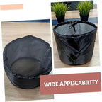 2-Pack Grow Tent Vent Covers Drawstring and Fixed Buckle 20x16.5cm Oxford Cloth Dust Protection for Plant Grow Tents