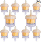 10PCS 3/16" 5mm-6mm Gas Inline Fuel Filter, with magnet, Fit for ATV Scooter Moped Go Kart Dirt Bikes Snowblower Motorcycle Lawnmower Taotao Small Tractors Snowmobiles and Other Small Engines