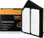 Engine Air Filters 17220-5A2-A00 suitable for Honda Accord and Acura TLX (2.4L) models, providing filter protection for up to 12 months or 12000 miles