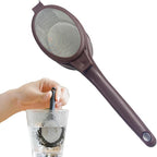 Coffee Filter Spoon - Portable Fine Mesh Brewing Tool For Smooth Extraction, Ergonomic Handle Design For Comfortable Grip With Efficient Straining Function, Multi Use Utensil