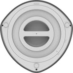 GermGuardian Airsafe+ XL Intelligent Air Purifier for Home, Wildfire Smoke, Pollen, Odors with HEPA Pure Filter, UV-C, Air Quality Indicator, for Large Rooms 1680 sq. ft, 20”, Gray/White, AC3200