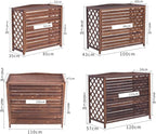 Weatherproof Outdoor Air Conditioner Cover Screen Fence for AC Units Protect Your AC from Elements 100x43x94cm