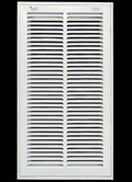 HVAC Premium 12 x 28 Duct Opening Steel Return Air Filter Grille, for 1-inch Filter, Removable Door, Flat Stamped HVAC Vent Cover Grille, Outer Dimensions 14.5 x 30.5