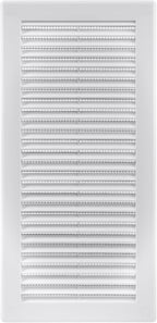 Vent Systems 4" x 11" (Opening Dimensions) White Plastic Soffit Vent Cover - Durable Flat Rectangular Air Vent Grille with Mesh Screen - Weather Ventilation Grill Wall & Ceiling Indoor & Outdoor
