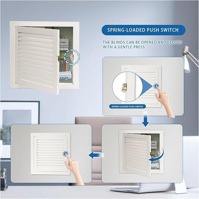 Decorative Return Air Grille Cover, Wall/Ceiling Vent Cover with Adjustable Design, Durables & Easy-to-Install for Home & Office, Cold Air Return Vent Cover(24x24in (61x61cm))