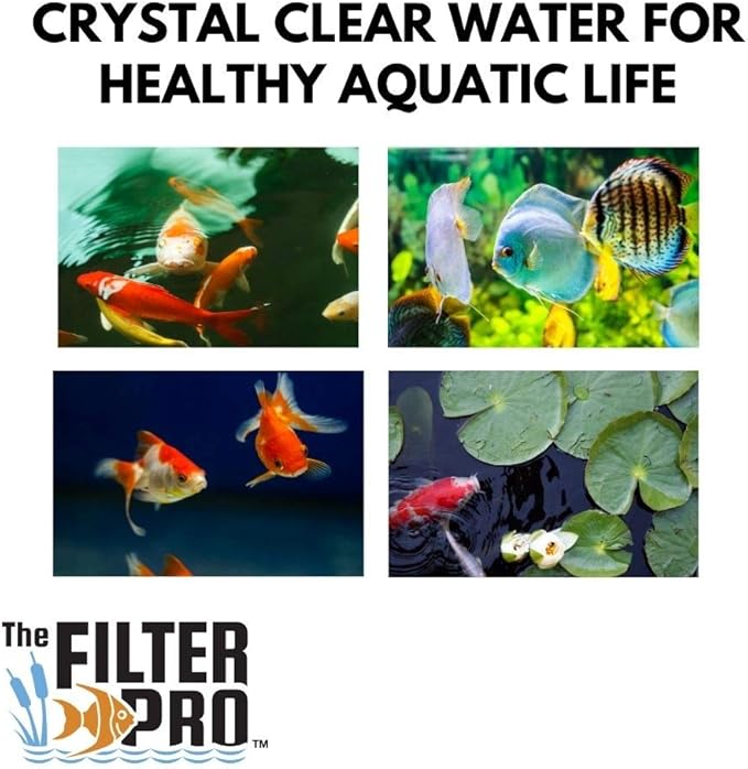 Beige Coarse Filter Media, 1.25" Thick, 14" x 56" Roll, Perfect for Aquariums, Ponds or Water Gardens, Made in USA