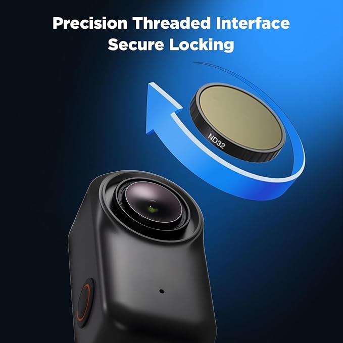 Haoge Filter Set for DJI Osmo Nano,Includes CPL,ND8,ND16,ND32,Osmo Nano Accessories, Ultra Slim Aluminum Frame HD Optical Glass with Screen Protector