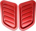 Car Hood Scoop Air Intake Vents Compatible For Hyundai Ix35 Solaris Compatible For Renault Captur Compatible For Kia And Sportage 4(Red)