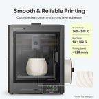 ELEGOO ASA Filament 1.75mm Black 2KG, UV & Weather Resistant 3D Printer Filament for Outdoor Functional Parts, High Impact Strength Engineering Grad 1kg Spool (2.2lbs) Fit for FDM Printers