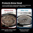watchget 58.35mm Espresso Puck Screen - 0.2mm Ultra Thin Espresso Filter with Round Hole - Lower Shower Screen - Metal Reusable Coffee Filter for Portafilter Basket 58mm - Puck Screen