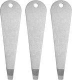 AUNMAS 3pcs Portafilter Basket Pry Removal Tool, Stainless Steel Ergonomic Design Quick Easy Cleaning Filter Basket Remover for Home Coffee Brewing