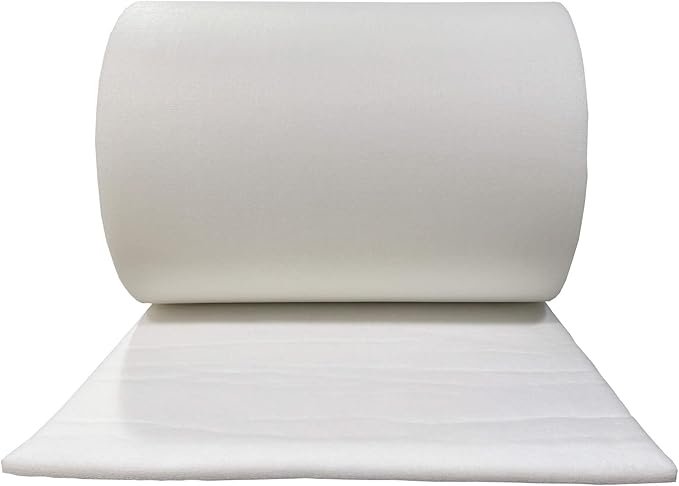 wioboy Paint Booth Ceiling Filter, Spray Booth Tacky Intake Filter for Down Draft Paint Booths (51" x 100" (4/case))