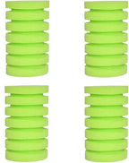 UPETTOOLS Aquarium Biochemical Sponge Filter, Ultra Quiet Aquarium Air Pump Bio Sponge Fish Tank Foam Filter (Green Sponge 4 Packs)