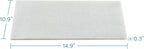 OMTech PM50 Cotton Air Fil ter Set, 5 Piece Primary Replacement Air Fil ter Set for Fume Extractor Air Purifier, 15x11 Inch Prefilter Pack Cotton Filter Replacement Set for Contaminant & Smoke Removal