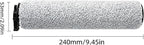 Replacement Vacuum Cleaner Roller Brush HEPA Filter for Bissell Crosswave HF2/3845N/3831 Floor Scrubber Parts, 2 Roller Brush 2 HEPA Filter