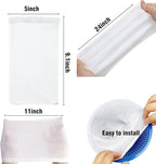 80PCS Pool Skimmer Filter Socks for Above Ground and Inground, Pool Skimmer Basket Nets, Ultra Fine Mesh Screen Socks for Pool Skimmer Basket