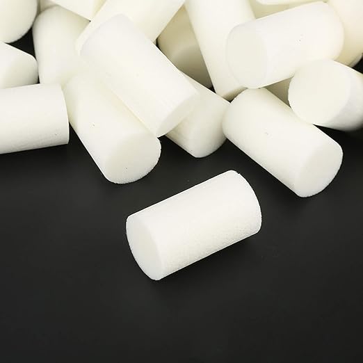 High Pressure Pump Filter Element Part 50Pcs Electric Water Filters Pump Prefilter Replacement PCP Compressor Cotton Pre Filter for Electric Air Compressor Part