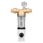 Airthereal Spin Down Water Sediment Filter, Pre-Filtration System for Whole Home, Water Filter for City and Well Water, 40 Micron Reusable Sediment Backwash Filter with 1" MNPT + 3/4" FNPT Connector