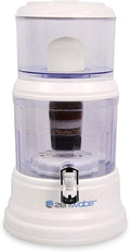 ZENWATER 4-Gallon Countertop Gravity Water Filter System - Portable Alkaline Filtration System - Enjoy Clean and Mineral-Rich Hydration at Home, Office, or Travel