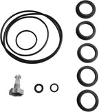 Sand Filter Pump Repair Kit with Air Release Valve O-Rings Seal Gasket Parts for Swimming Pool Equipment Maintenance Including L-Shaped O-Rings Tank Drain Valve Leaf Trap Replacement Components