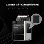 2PCS Air Filter for Bambu Lab H2D/H2S/H2D Laser,3D Printer Activated Carbon Air Purifier Filter Replacement Accessories