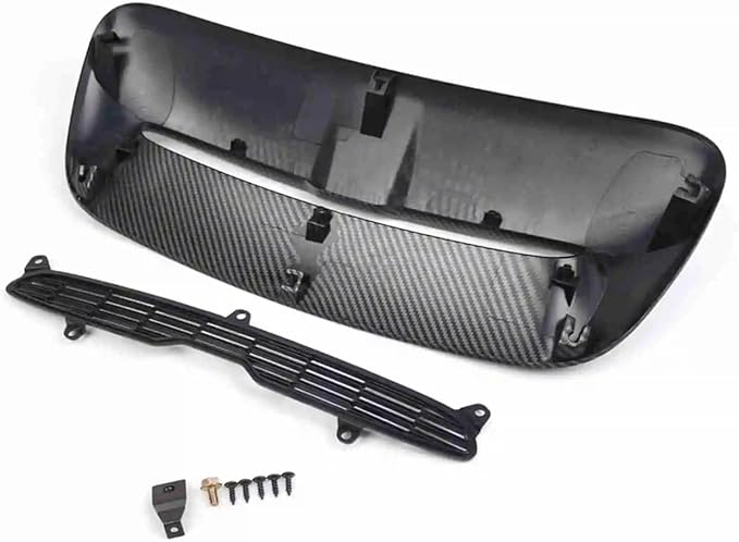 Car Bonnet Scoop Air Vent Intake Replacement Compatible For BMW And Mini R56 2007-2013 51132756095 51132757694 51232752275 Car Accessories(Carbon look)