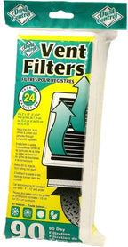 Dust Control Vent Filters - Pack of 24 Air Vent Filters (4" x 10")