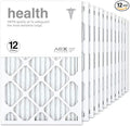 AIRx Filters 16x24x1 Air Filter MERV 13 Pleated HVAC AC Furnace Air Filter, Health 12-Pack, Made in the USA