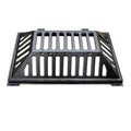 Manhole Cover and Frame Ductile Iron, Heavy Duty Drain Grate, One-Piece Design, Reinforced Drainage Covers for Yard, Garden, Construction Sites(75 * 45 * 18 cm/30 * 18 * 7 in)